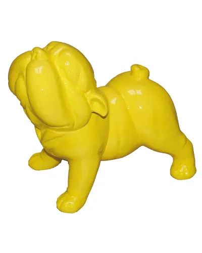 Chien Bulldog M en résine
