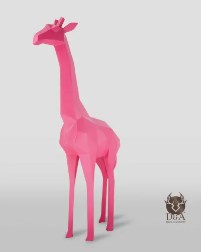 Girafe à facettes Mat