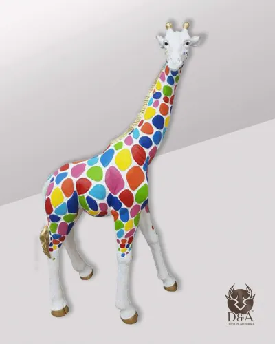 Girafe S Design Tâches MULTICOLORE