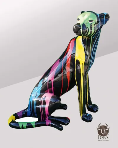 Panthère TRASH - Déco et Artisanat - 1