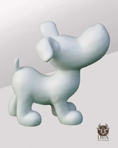 Animales de resina | Estatua de perro Snoopi de resina