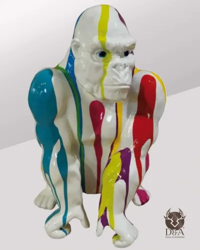 Animais de resina, Gorilla S TRASH tamanho real para sua decoração