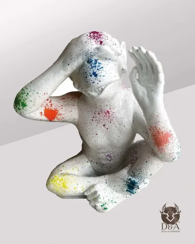 Dekorative Harztiere, Splash Affe perfekt für Ihre Dekoration