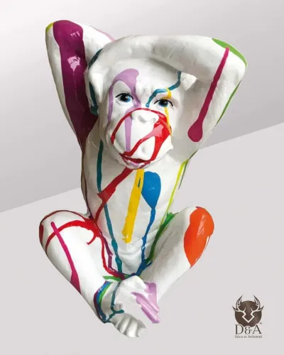 Dekorative Harztiere, Monkey TRASH perfekt für Ihre Dekoration