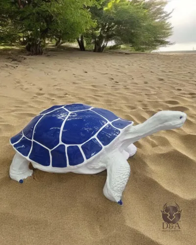 Reuze tweekleurige schildpad