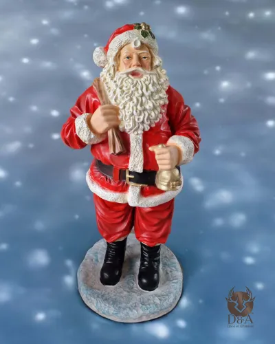 Kerstman met een bel