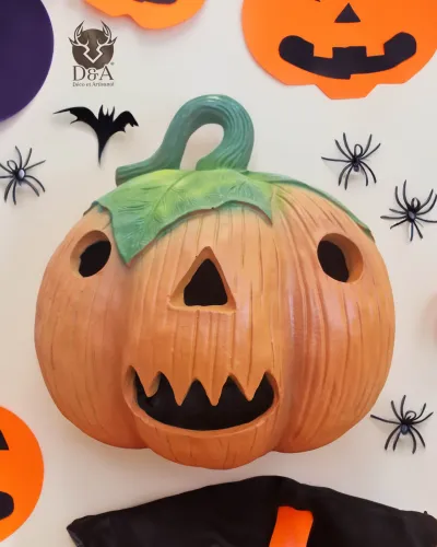 Pompoenbeeld van hars: het essentiële accessoire voor een succesvolle Halloween-decoratie