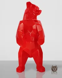 Grand ours à facettes debout 2