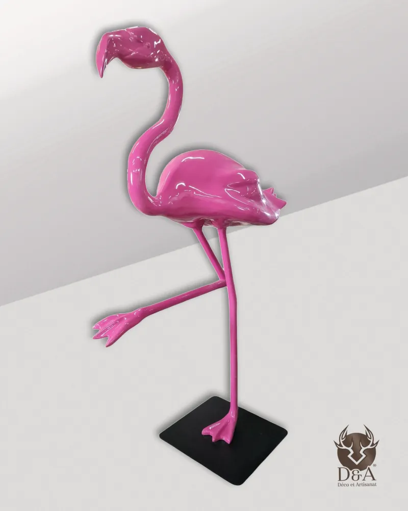 50 Pcs Fenicottero Rosa Piccoli Animali in Resina Mini Figurine Di