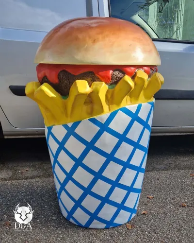 Basura de cono de papas fritas - Tiendas de patatas fritas, restauradores, comerciantes, puestos de patatas fritas, comida rápid